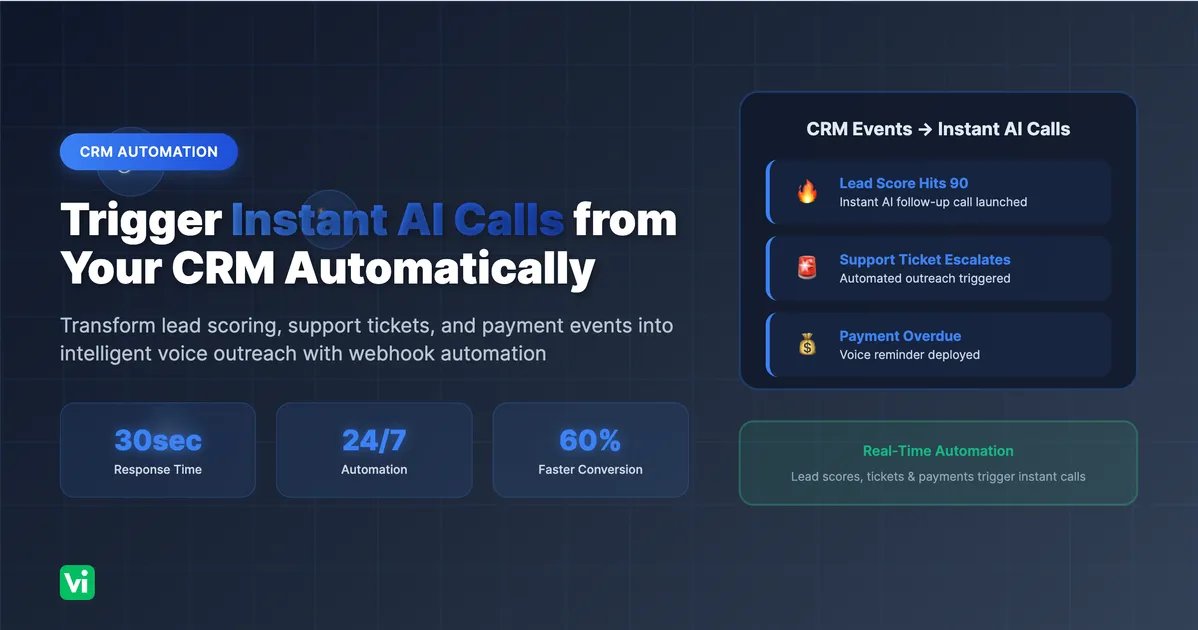 How to Trigger Instant AI Calls from Your CRM Automatically