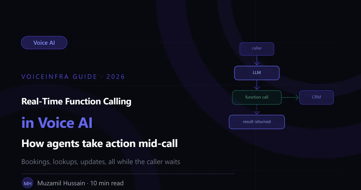 Real-Time Function Calling in Voice AI: How Agents Take Action During a Call