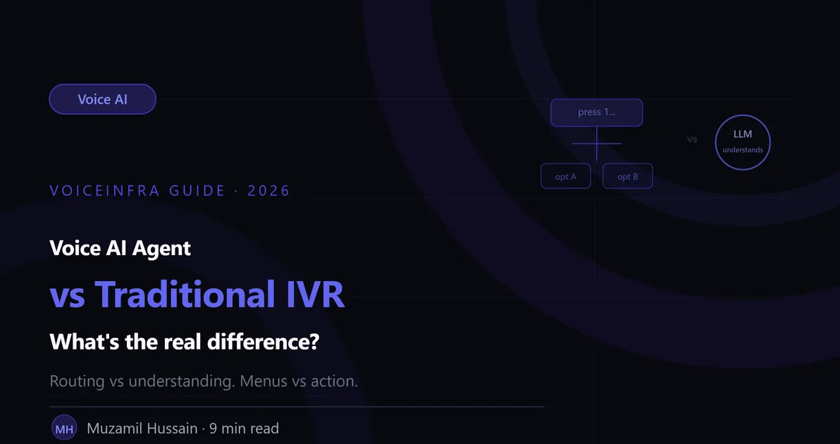 Voice AI Agent vs Traditional IVR: What's the Real Difference?